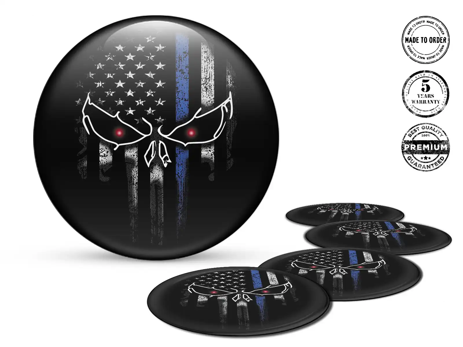 Custom Dome Stickers Radiant Racing Acceleration